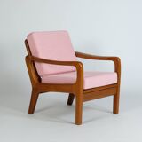 Fauteuil danois vintage en teck par Juul Kristensen - 1970