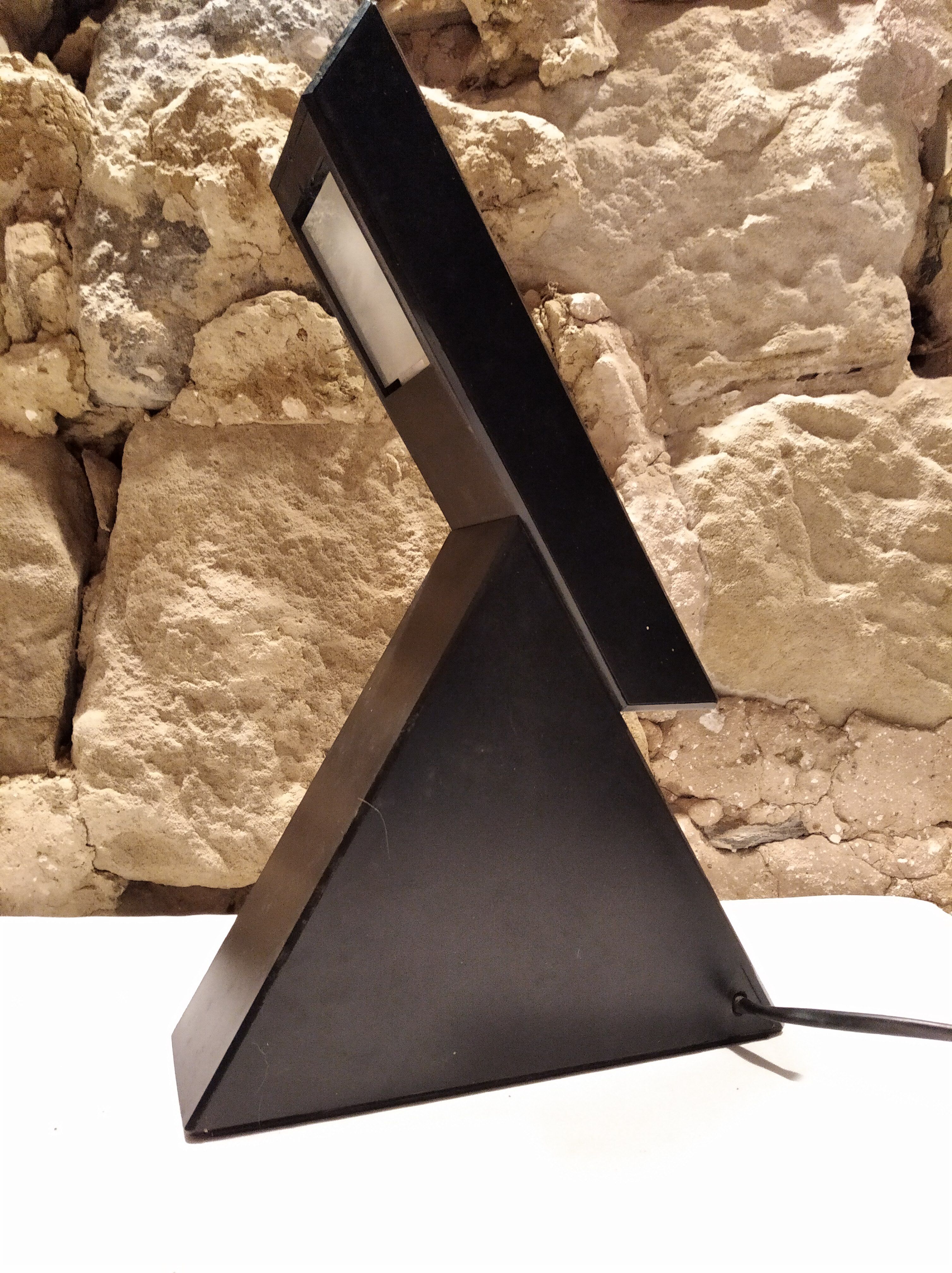 Delta desk lamp by Mario Bertorelle