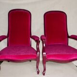 2 fauteuils Voltaire