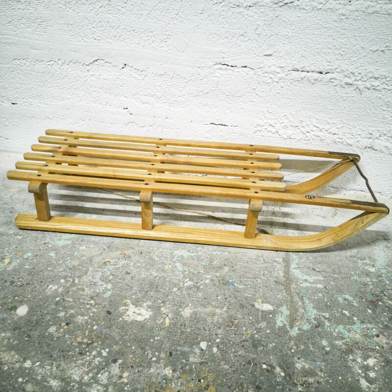 Old wooden sledge