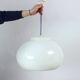 Grand plafonnier en opaline blanche, Tchécoslovaquie, années 1960