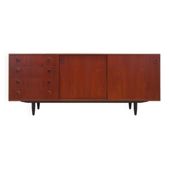 Buffet en teck, design danois, années 1970, production : Danemark