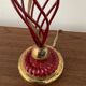 Vintage lamp from the 50s -60s brass and red metal