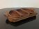 Teak aperitif service, vintage Scandinavian cups