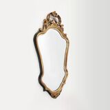 20th Century Baroque style mirror in carved and gilded wood, Belgium
