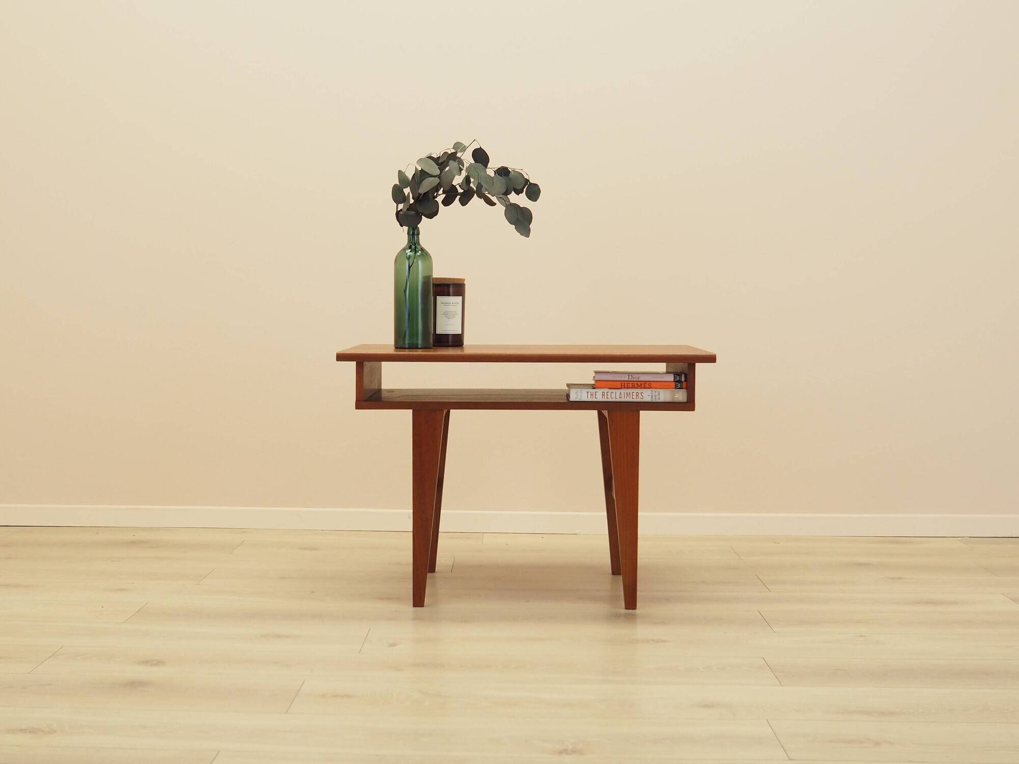 Teak coffee table with shelf, Denmark, 1960s