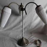 Table lamp with 3 glass cones