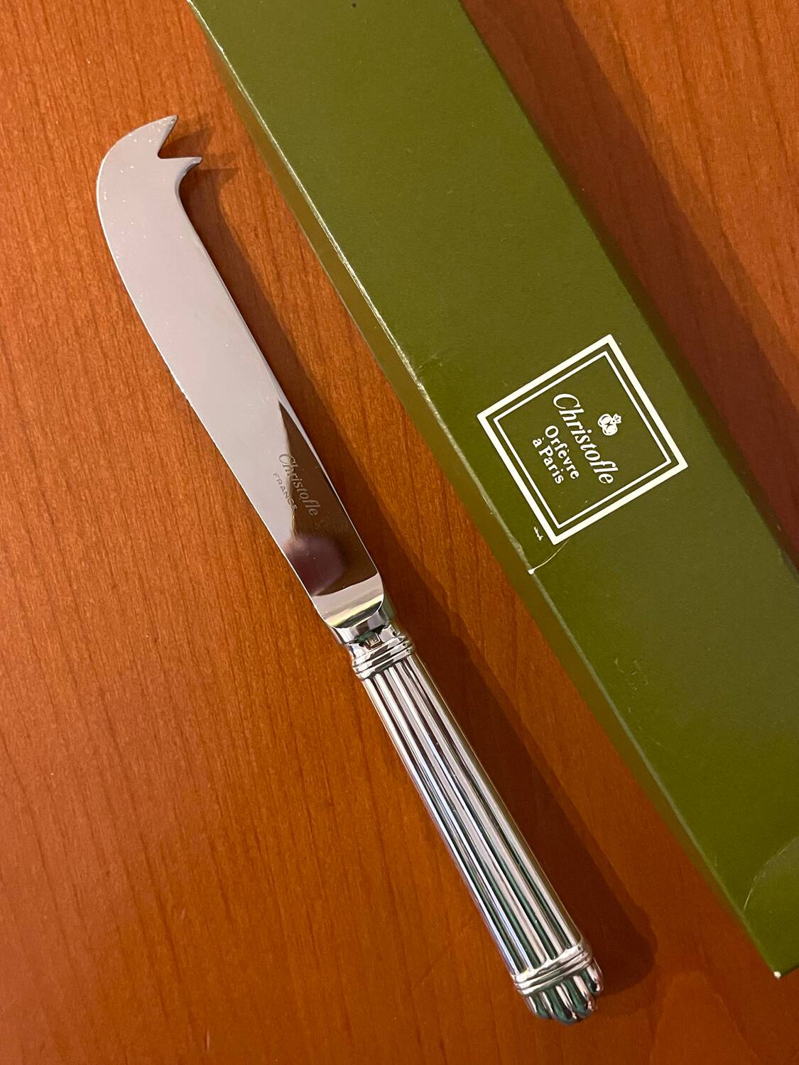 Christofle Aria cheese knife, very good condition