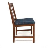 Set of 4 Scandinavian walnut chairs, Karl Erik Ekselius, JOC, Sweden, 1960