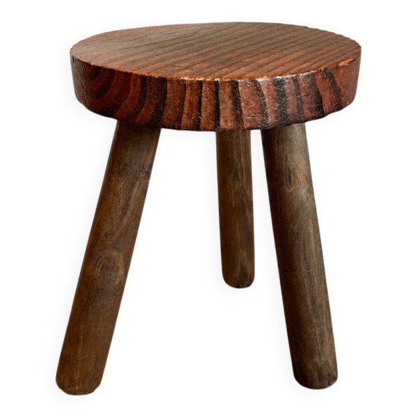 Ancien tabouret de ferme