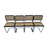 Suite of 4 chairs cesca B32 Marcel Breuer 1992