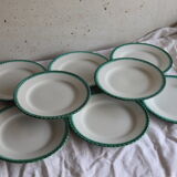 8 dessert plates Galvani Italy