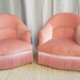 Pair of old toad chairs