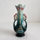Vase soliflore en barbotine art nouveau fin XIXe