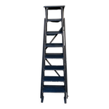 Old wooden workshop stepladder
