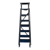 Old wooden workshop stepladder