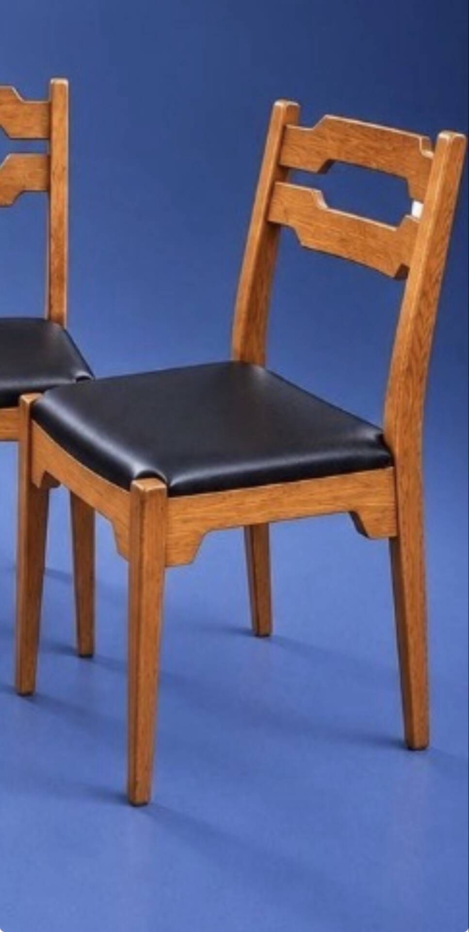 4 chaises danoises mid century bois