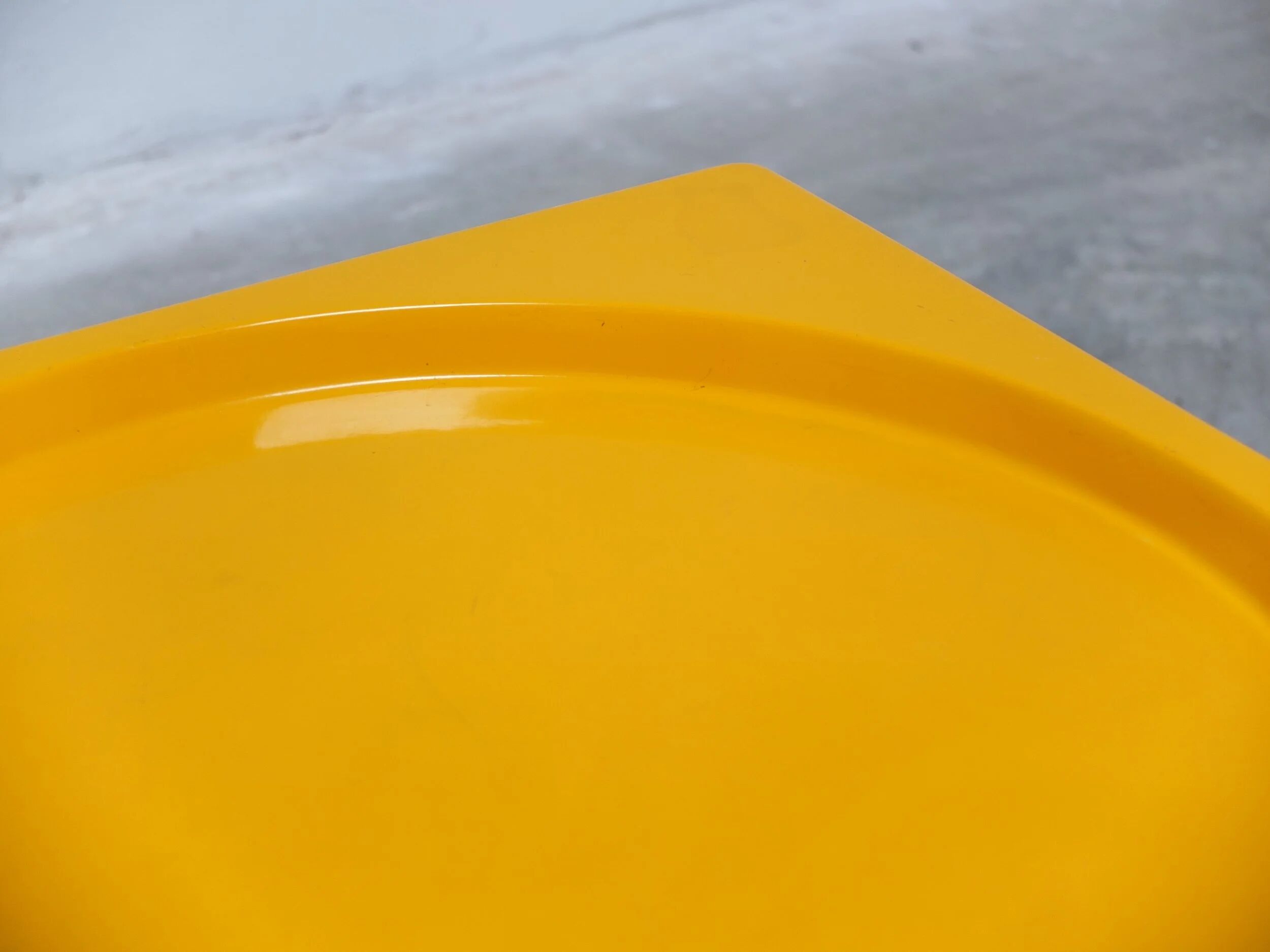 Pair of fiberglass side tables by Marc Berthier for Prisunic, 1970s