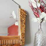 Miroir bois art déco