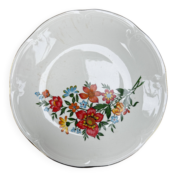 Assiettes plates vintage Gien