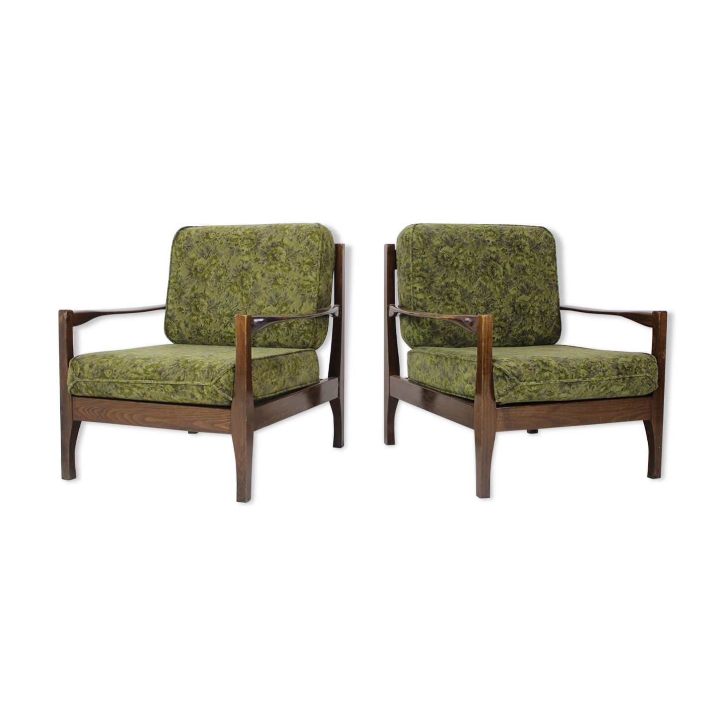Pair of Czechoslovakian armchairs, 1960