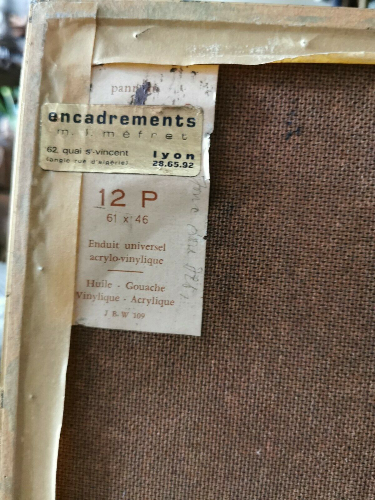 Oil on female nude framed panel