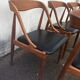 Lot 6 Scandinavian Teak chairs by Johannes Andersen Samcom Circa 1960