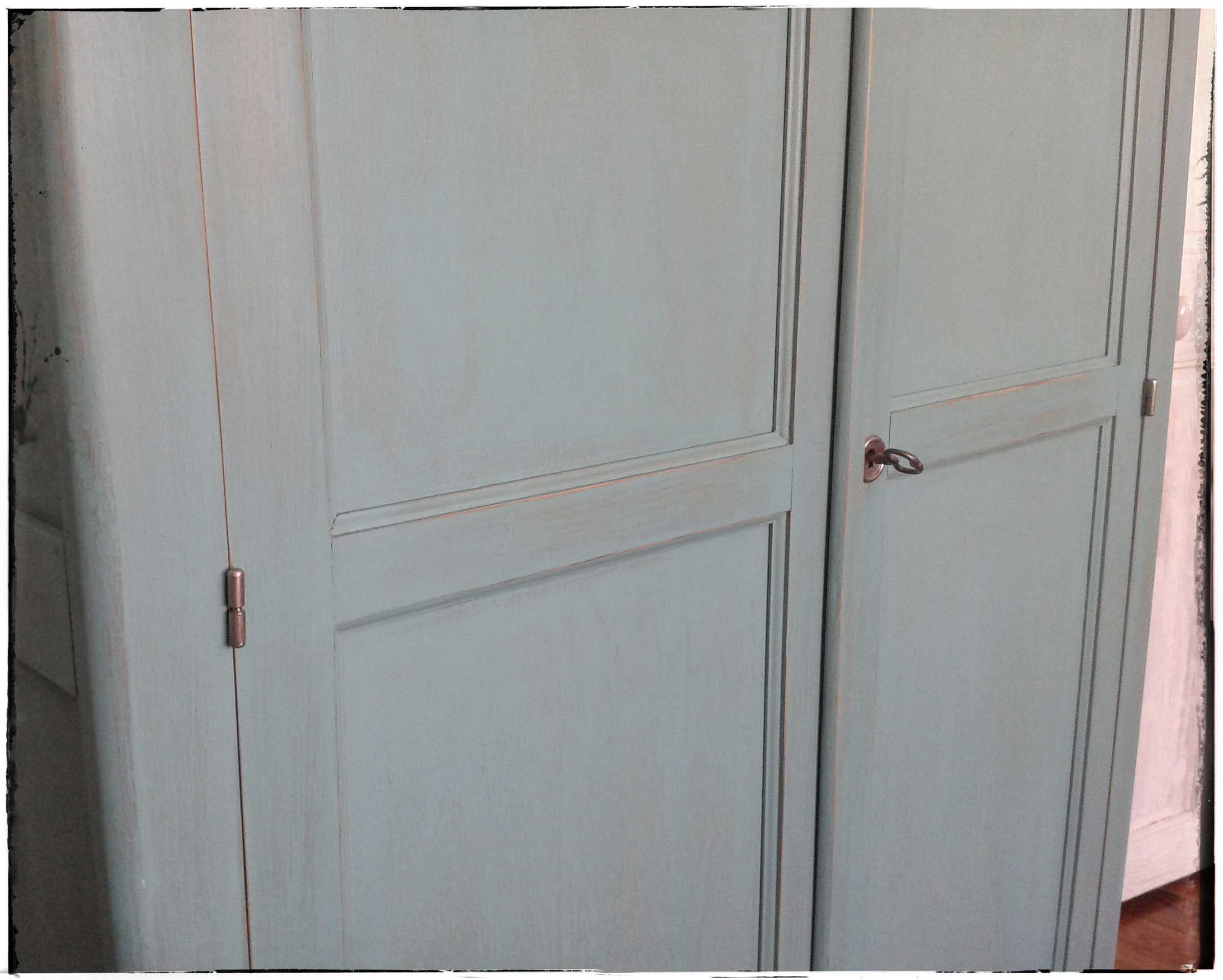 Paris wardrobe weathered old