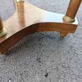 Gueridon side table empire style marble top