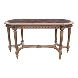 Old bench in Louis XVI style canning
