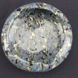 Gerbino, Vallauris, blue ashtray in mosaic earth