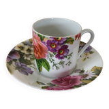 Porcelain Coffee Cup Bill Goldsmith Limoges "Victoria"