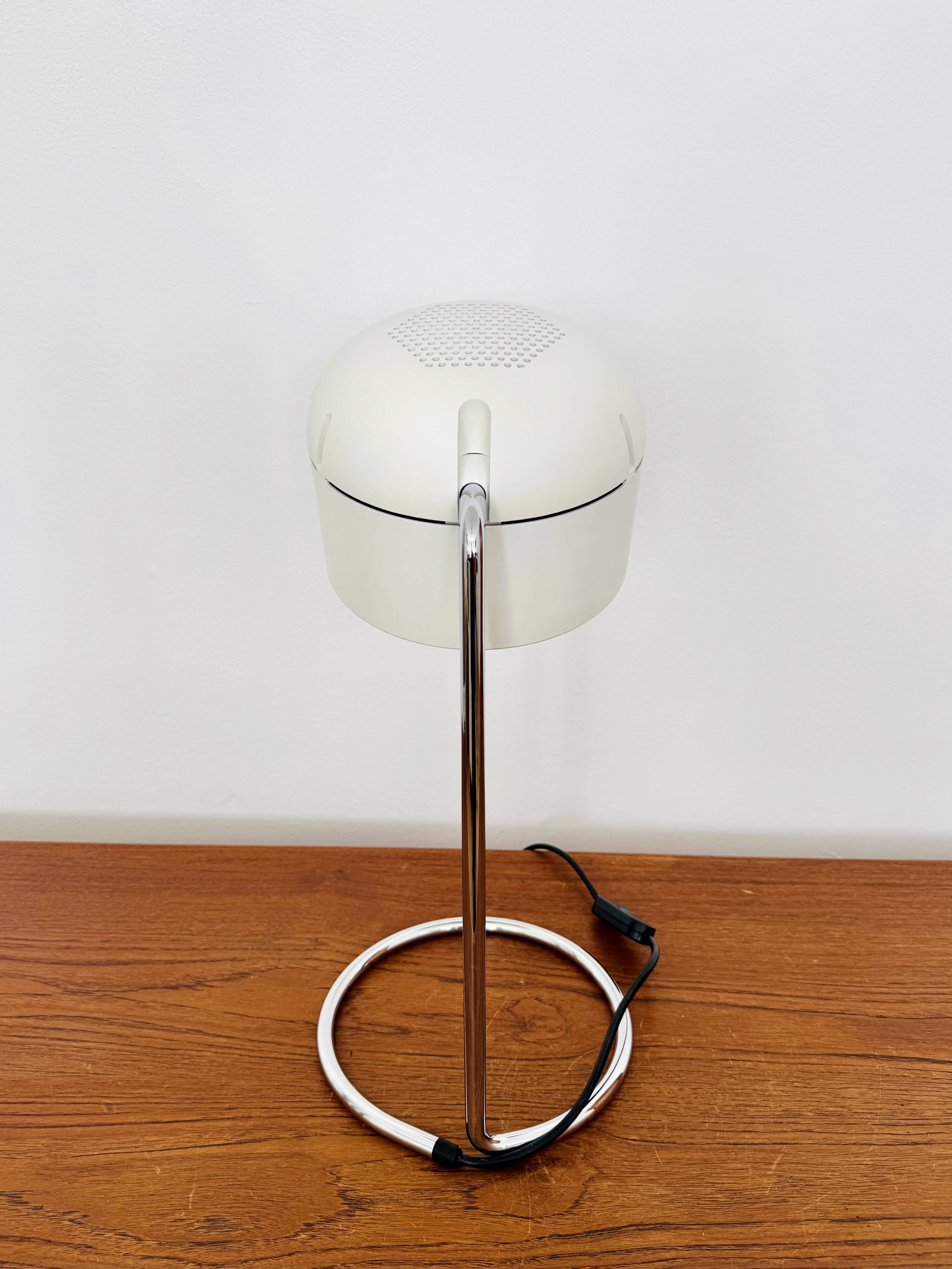 1 of 2 Adjustable Space Age Spot Table Lamps by Arnold Berges for Staff