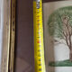 Original signed drawing – Tree with birds - frame 33/28 cm