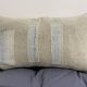 Handmade cushion in vintage fabric, Kilim style - Double-sided