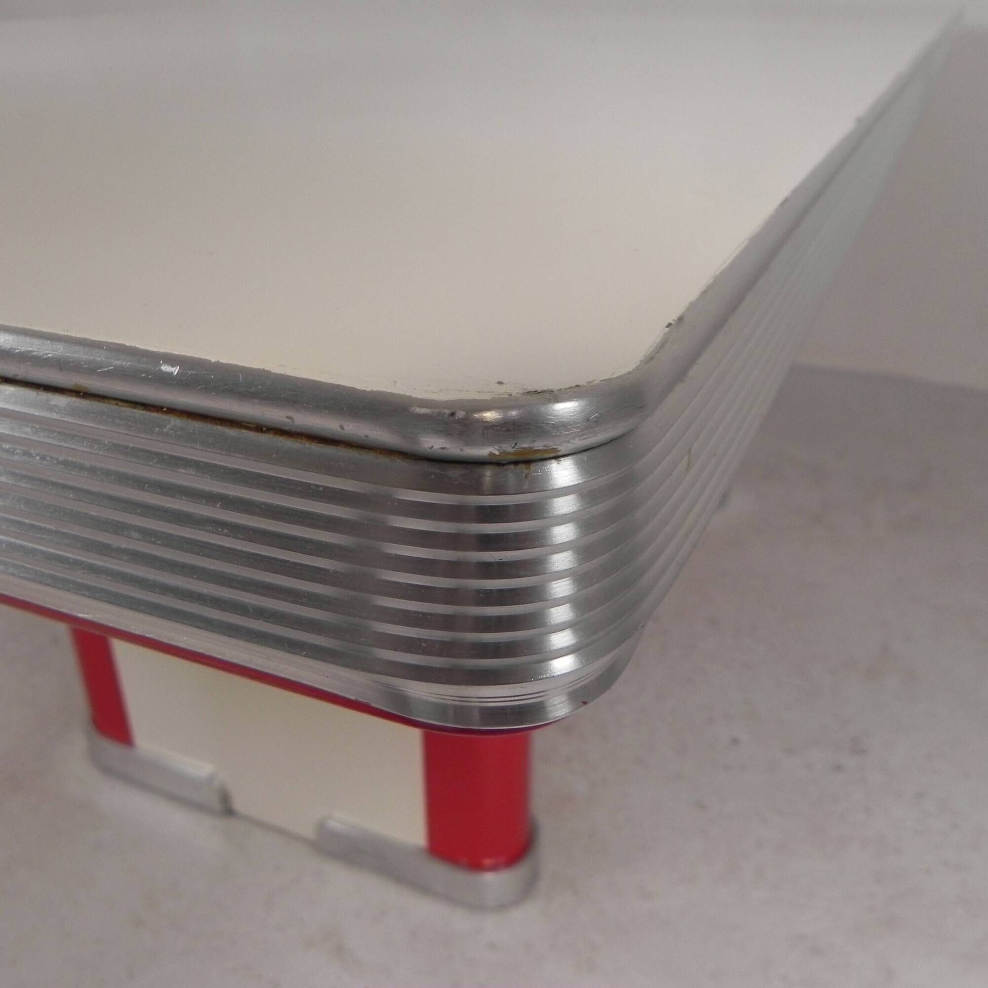 Ahrend Oda dining table desk with aluminium edge, 1950s