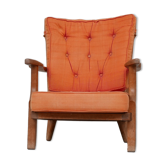 Guillerme et Chambron Repos oak armchair