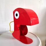Design toucan lamp carmine blue