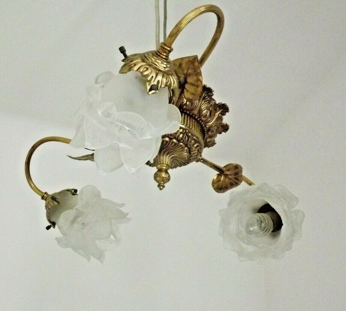 Lustre italien en bronze