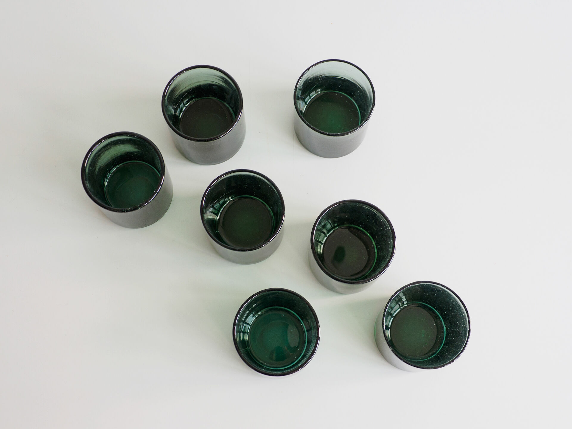 Suite of 7 glasses
