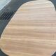 Renovated Scandinavian dining table in raw teak - Made in Denmark