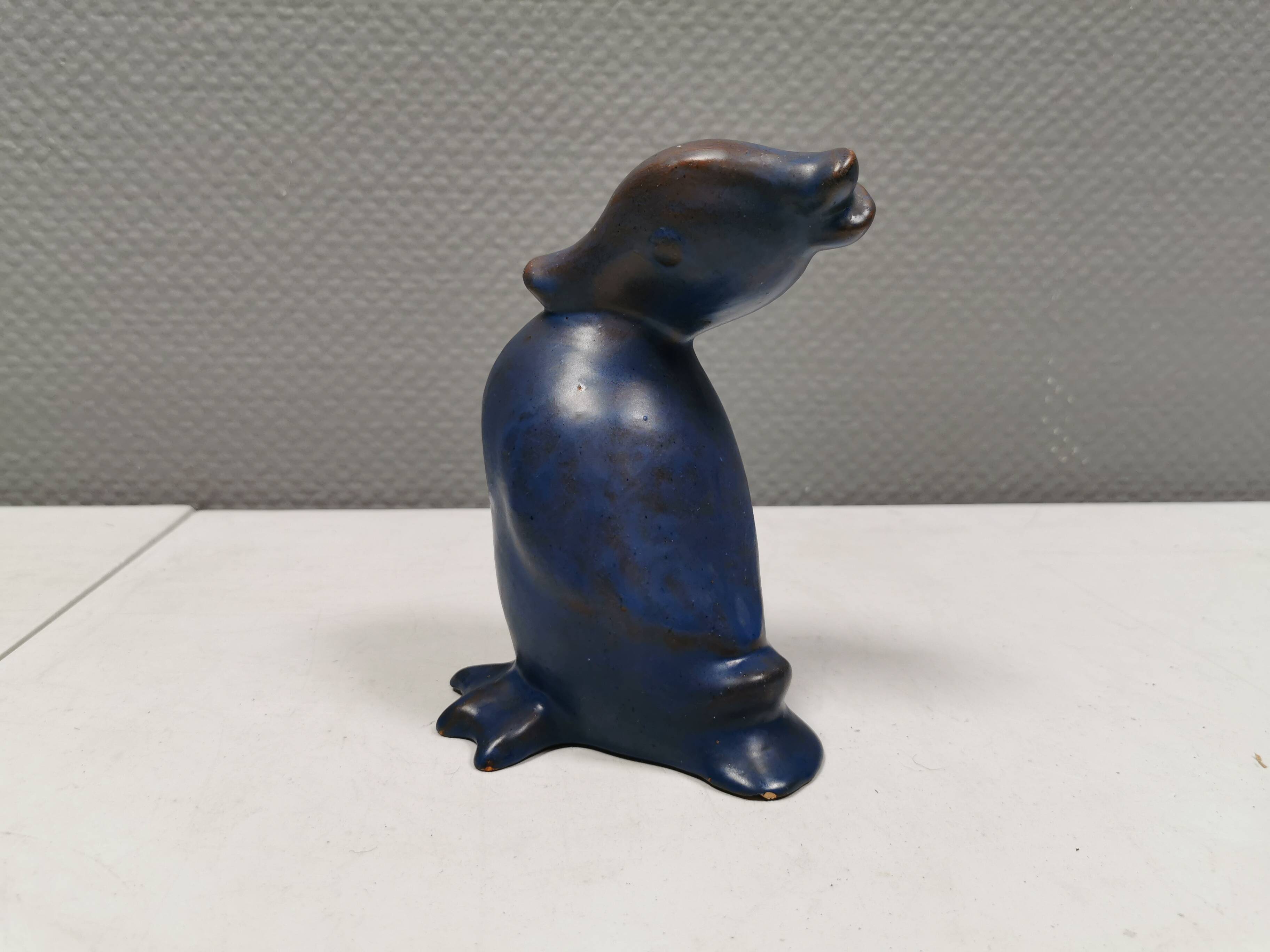 Very beautiful ceramic duck/wading bird, Danish and from the 1970-80s.