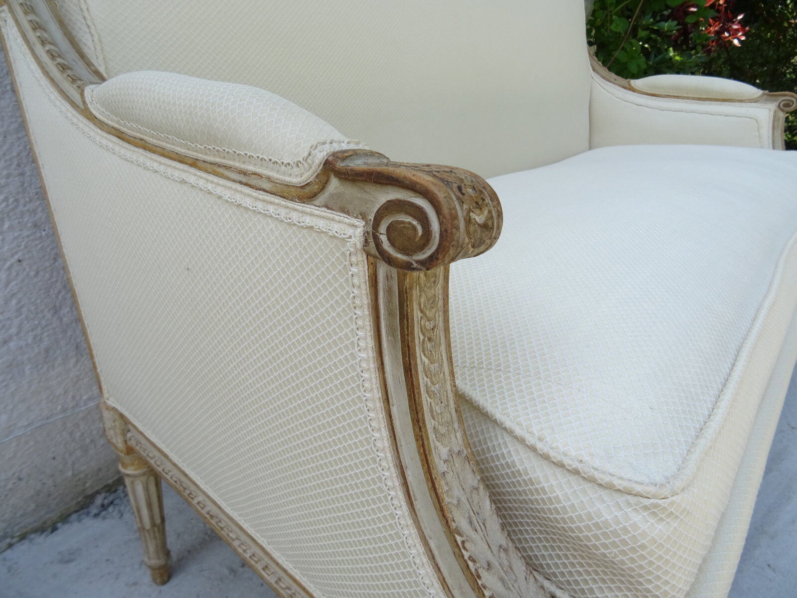 Louis XVI bench of the 19th century