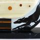 Art deco clock greyhound, marble and copper