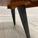 Pair of 1960s bedside tables compass feet