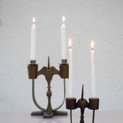 Swedish wooden candleholders from Taserud, 1955, set of 2