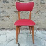 Lot of 6 Scandinavian chairs 50s