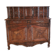 Provençal buffet with two bodies in solid walnut from the 18th century.
