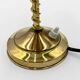 1950s brass and glass street lamp night light