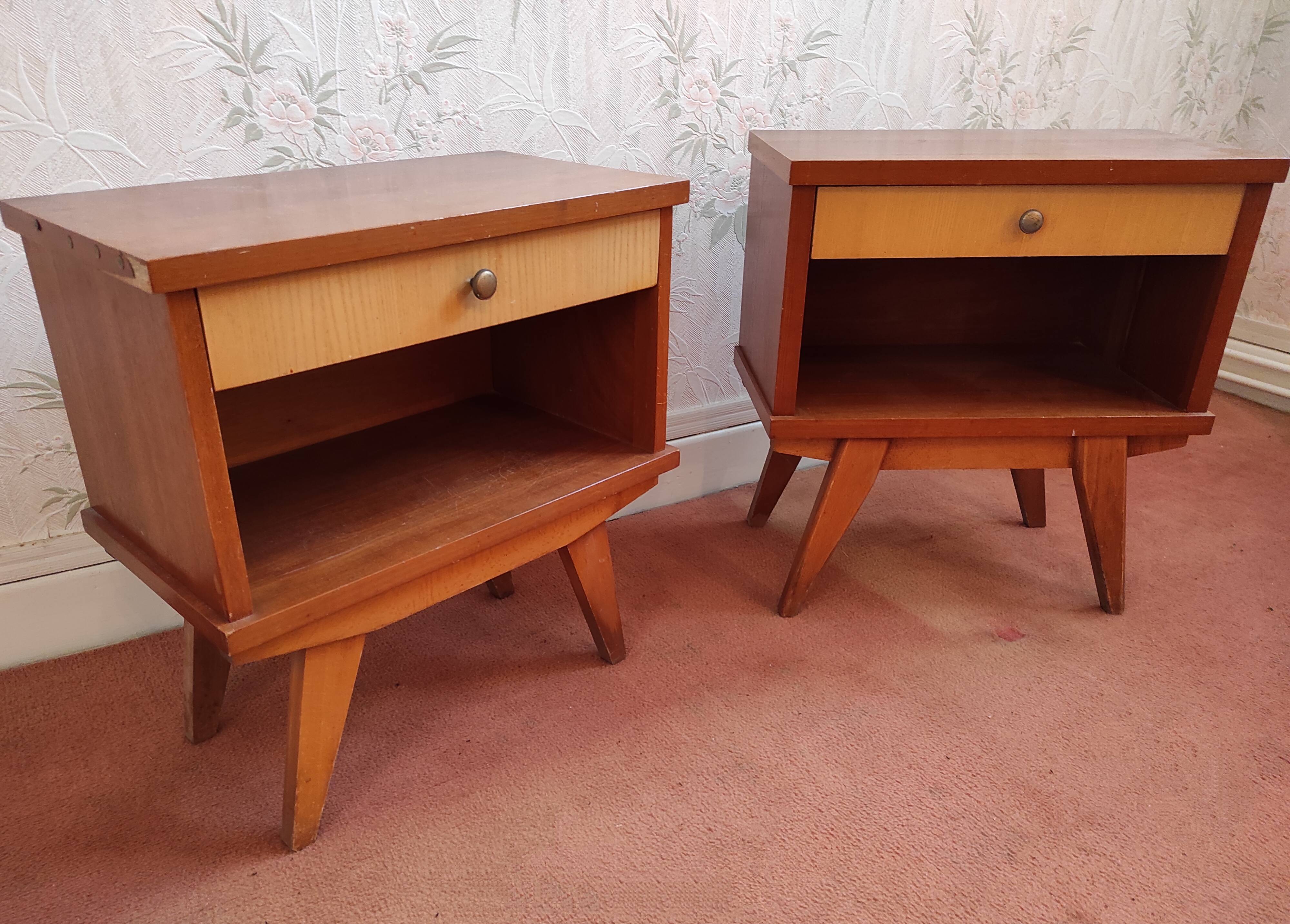 2 Bedside tables Scandinavian style